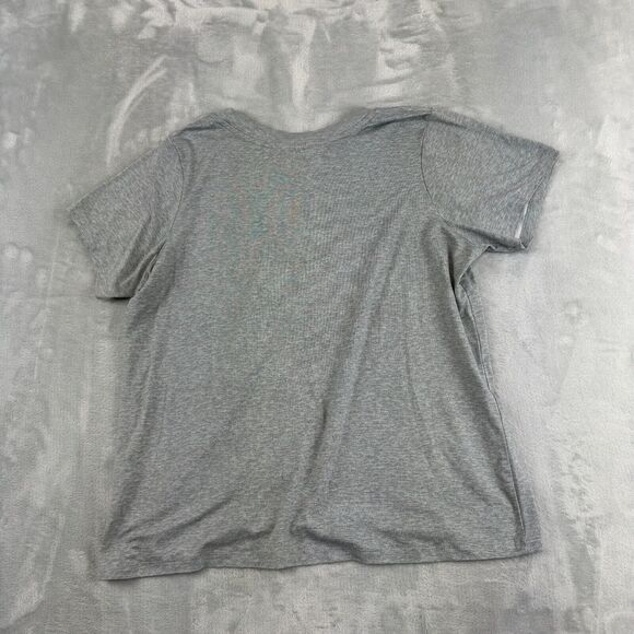 Juicy Couture Shirt Womens Medium Heather Grey Crew Neck Tee Glitter Super Soft - Picture 6 of 9